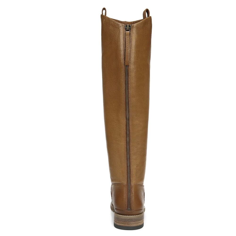 Franco Sarto Meyer Tall/Knee High Riding Boot Sz 7.5 Wide-Calf Brown Leather New - Picture 8 of 12